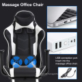 Hot Sales Gaming Chair  Luxury Computer Chair Rolling Swivel Massage Office Chair With Lumbar Support Footrest for Work